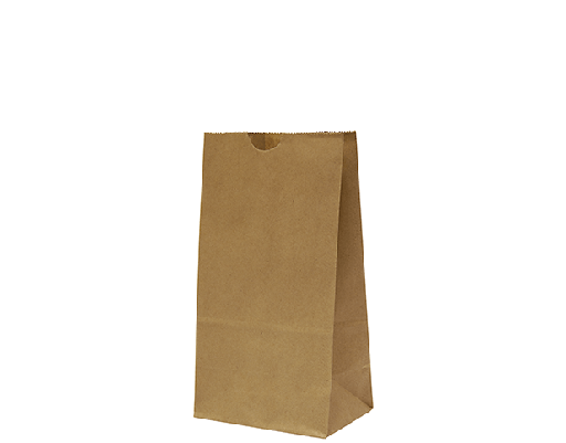 [CA-SOSB-4] #4 SOS Paper Bags 235x125+80mm Brown
