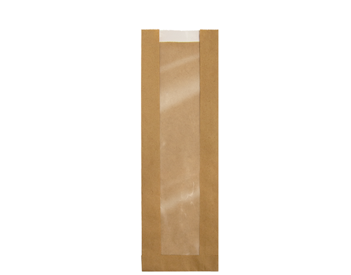 [CA-WBBG] Baguette Window Bag | Brown kraft