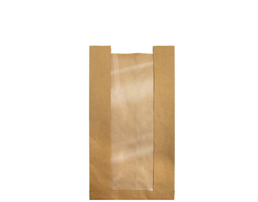 [CA-WBCLF] COB Loaf Window Bag | Brown kraft