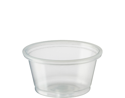 [CA-P075] Portion Control Cup PP Round 22ml / .75oz Clear