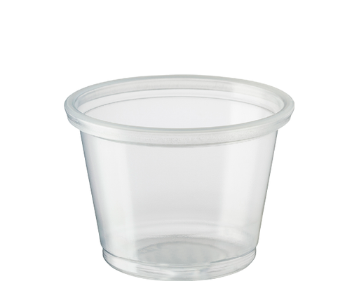 [CA-P100] Portion Control Cup PP Round 30ml / 1oz Clear