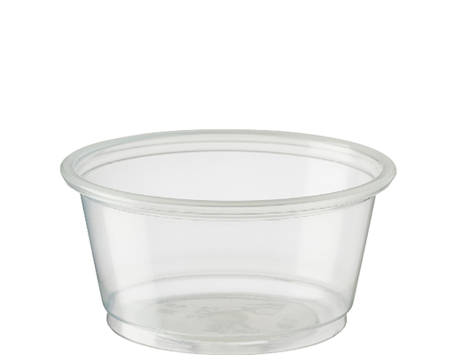 [CA-P200] 60ml Portion Control Cup PP Round | Clear
