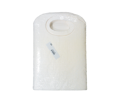 [APBTX500] Protective Bibs with Ties | White