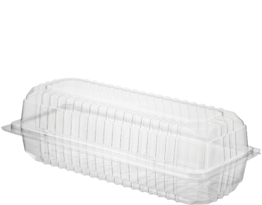 [CA-CVRP025] Large Roll Clearview® Container with Hinged Lid | Clear