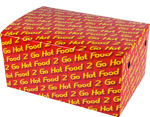 [CA-FSBX056] Hot food 2 Go Family Snack Boxes 210x140x102mm Bulk Packed