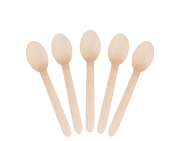 [CA-WCS] Envirocutlery Wooden Spoons 160 mm