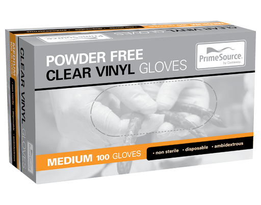 [CA-GVPFM038] Medium Powder Free Vinyl Glove | Clear