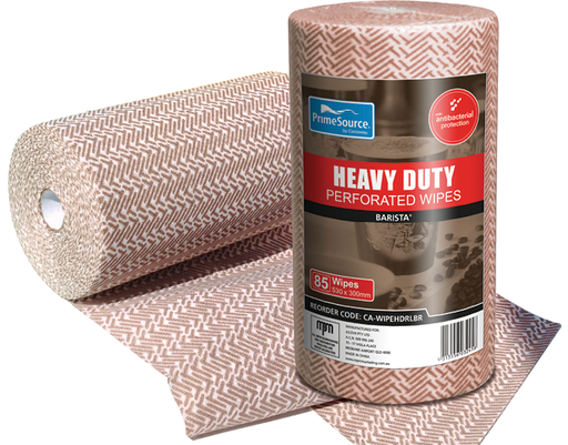 [CA-WIPEHDRLBR] Heavy Duty Wipes Rolls 530x300mm Brown