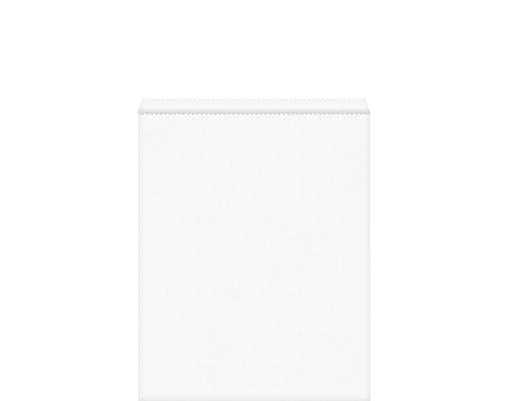 [FBW09] Flat Paper Bag #9 | White