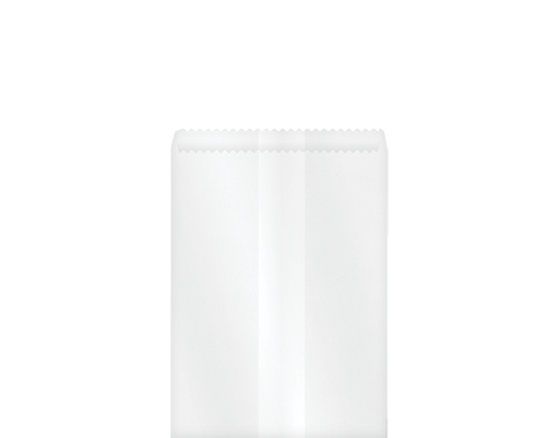 [FBGPW01] Flat Greaseproof Paper Bag #1 | White