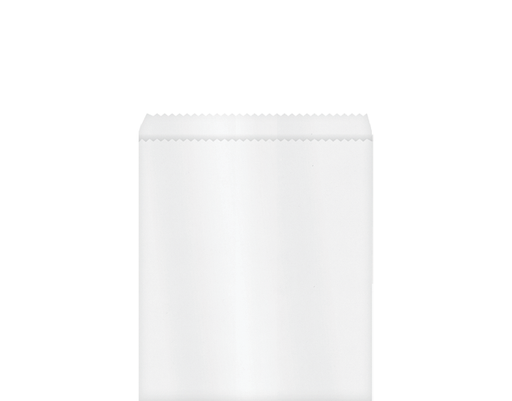 [FBGPW02] Flat Greaseproof Paper Bag #2 | White