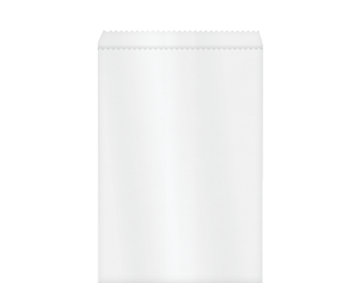 [FBGPW03] Flat Greaseproof Paper Bag #3 | White