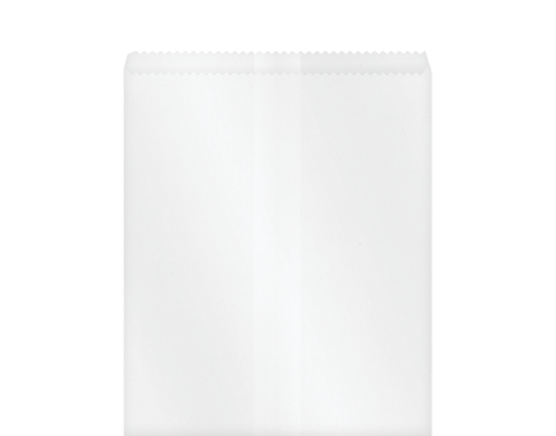 [FBGPW04] Flat Greaseproof Paper Bag #4 | White
