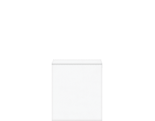 [FBW02] Flat Paper Bag #2 White
