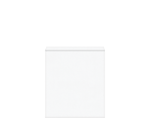 [FBW06] Flat Paper Bag #6 | White