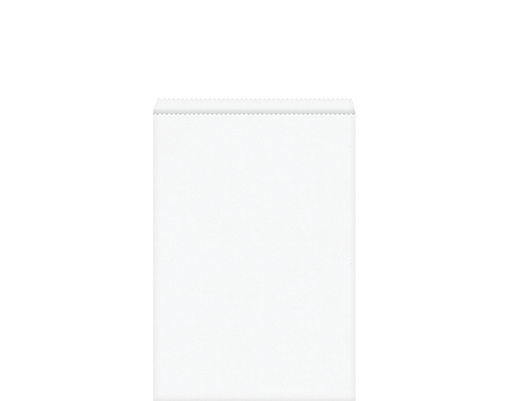 [FBW07] Flat Paper Bag #7 | White
