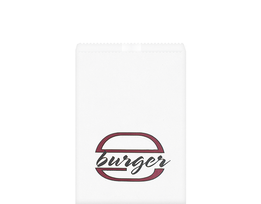 [SBGPWBB] Satchel Greaseproof Paper Bag | "Burger"