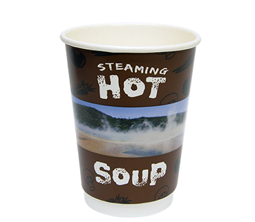 [CA-DW12-CAT0-Z] Hot Soup Cup - Double Wall 12oz