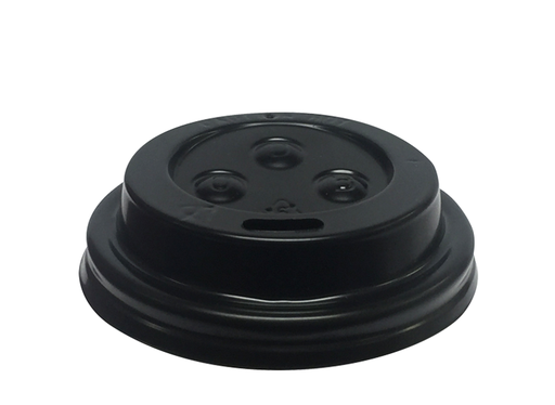 [CA-HCSLID4B-Z] Espresso lid to suit 4oz cups (62mm Ø) | Black