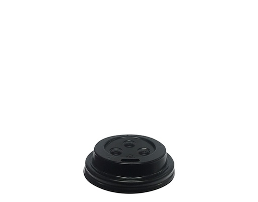 [CA-HCSLID4B-Z] Espresso lid to suit 4oz cups (62mm Ø) | Black