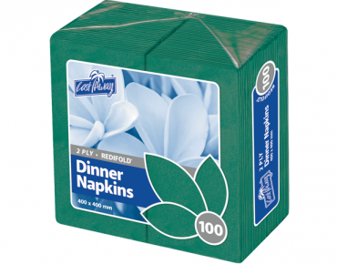 [CA-NAPD2PPGRF-Z] 2-Ply RediFold® Dinner Napkin | Pine green
