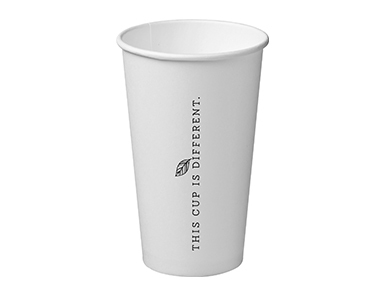 [CA-SW16SLD-WHT] 16oz (90mm Ø) Single Wall (TCID)* Cups | White