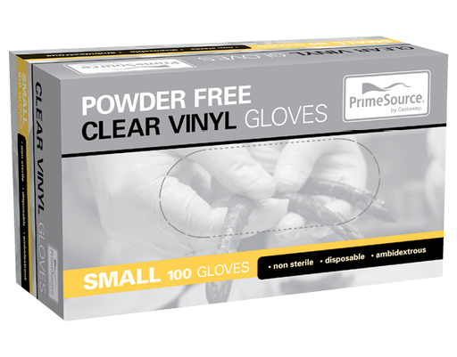 [CA-GVPFS037] Small Powder Free Vinyl Glove | Clear